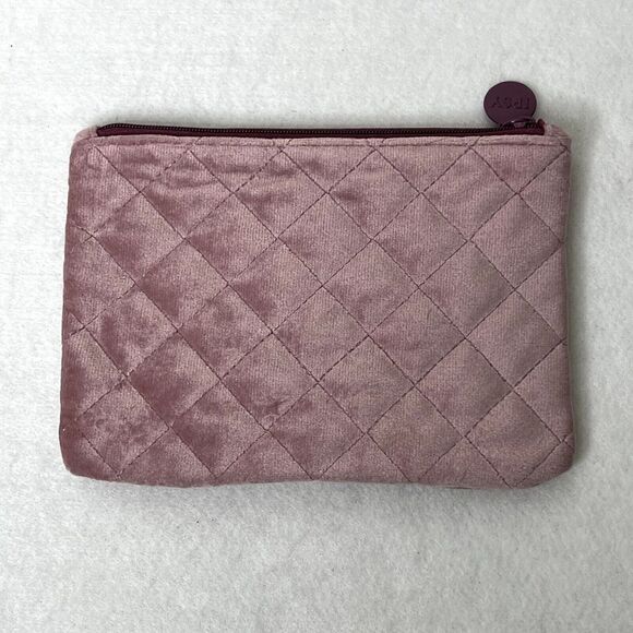 Pink Quilted Ipsy Makeup Bag - Picture 2 of 5